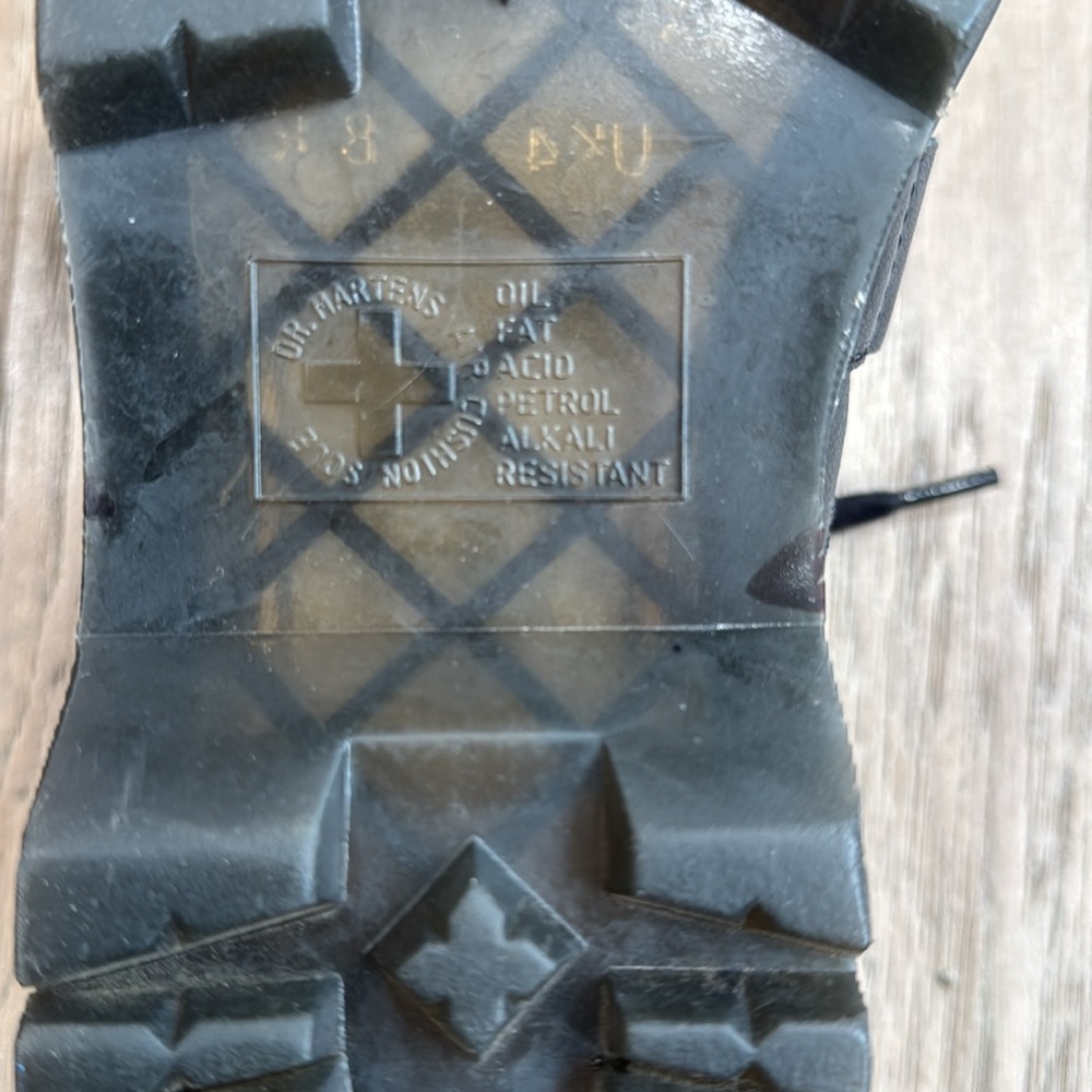 Dr. Martens Black Leather Moto Boots - Picture 9 of 9